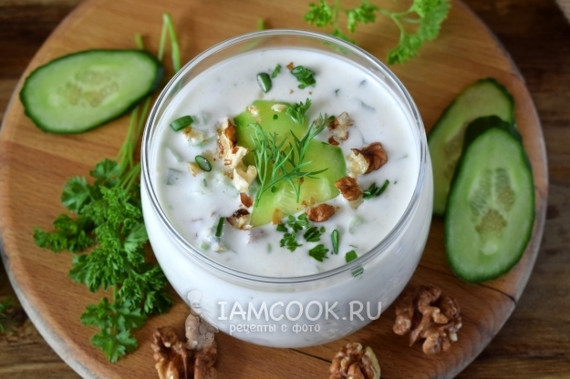Рецепт супа Таратор с йогуртом