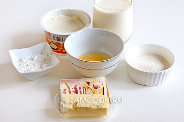 Ингредиенты для крема «Пломбир» для эклеров
