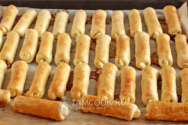 Фото печенья «Сигареты» с орехами по-армянски