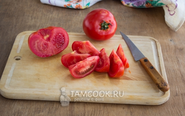Порезать помидоры