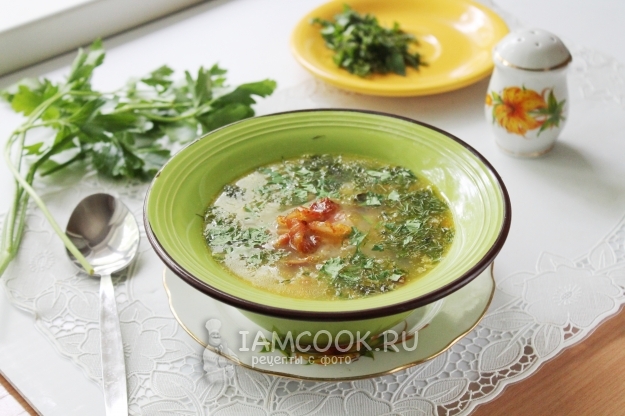 Рецепт горохового супа с копченым салом