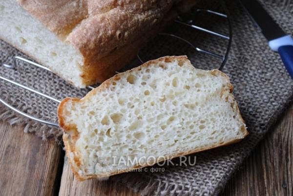 Заливной Домашний хлеб на сухих дрожжах в духовке — пошаговый рецепт с фото