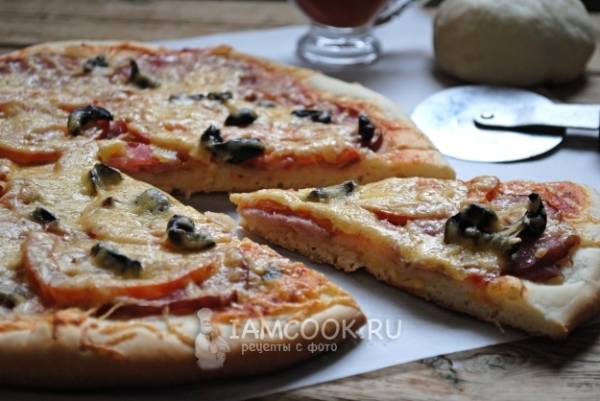 Бездрожжевое тесто для пиццы в домашних условиях