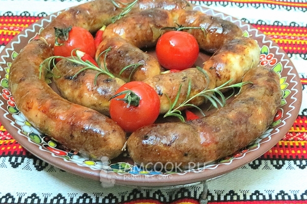 Рецепт домашней чесночной колбасы