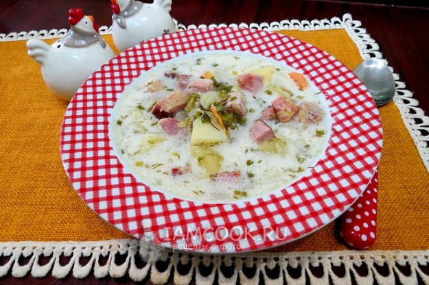 Рецепт польского огуречного супа (Polska zupa ogorkowa)