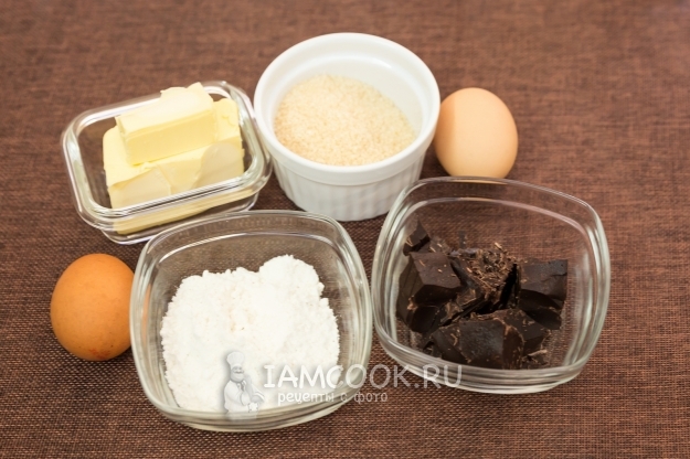 Ингредиенты для шоколадной кростаты
