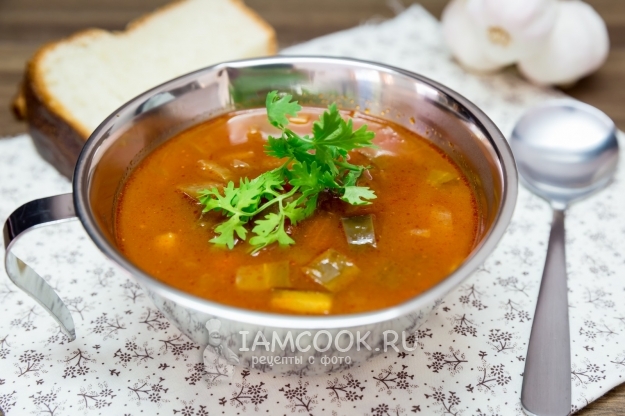 Рецепт постного супа с баклажанами и нутом
