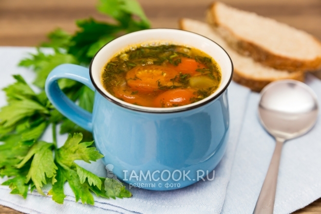 Рецепт супа из свежего зеленого горошка