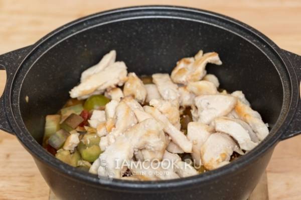 Курица в кабачковой икре — рецепт с фото пошагово