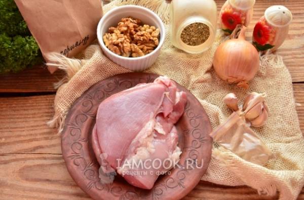 Сациви из курицы по-грузински: пошаговый фото-рецепт