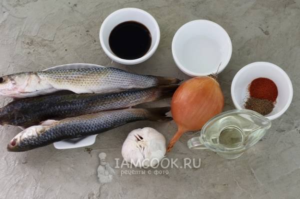 Ингредиенты для «Хе из рыбы по-корейски»:
