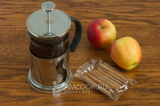 Ингредиенты для чая с яблоками