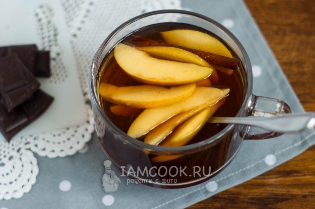Рецепт чая с яблоками