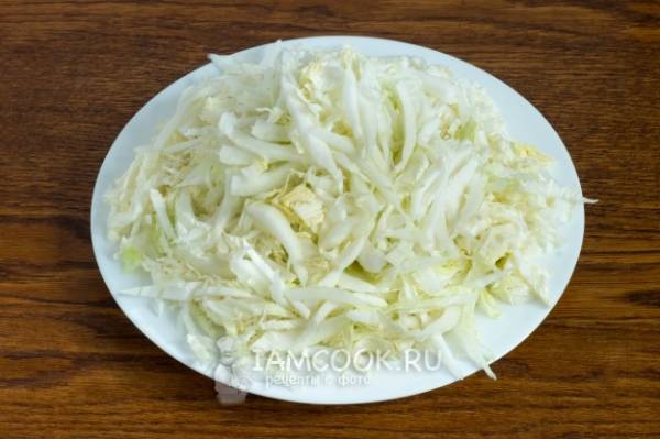 Рецепт: Тушеная капуста с гречкой | с пекинской капустой и мясом