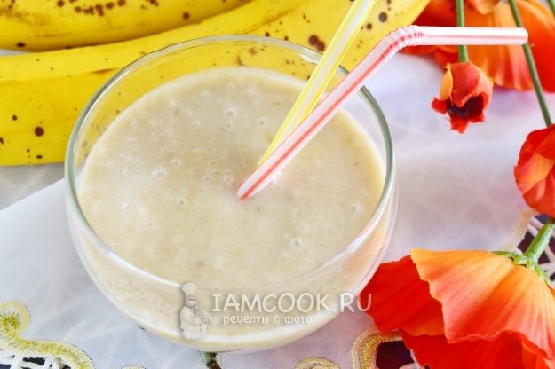 Рецепт смузи с бананом и кокосовым молоком