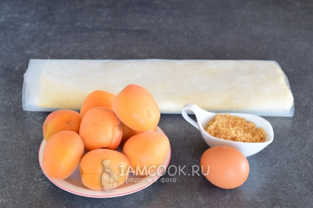 Ингредиенты для абрикосовых слоек