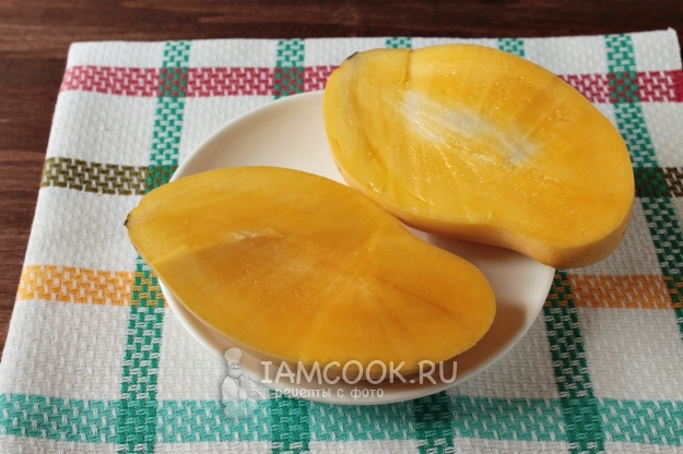 Порезать манго
