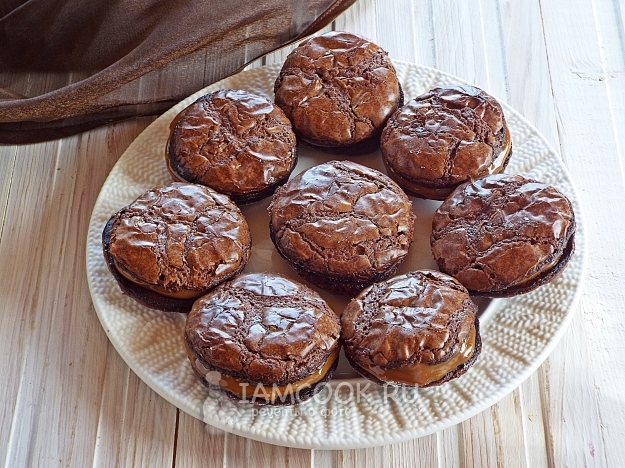 Рецепт печенья «Брауни» с начинкой