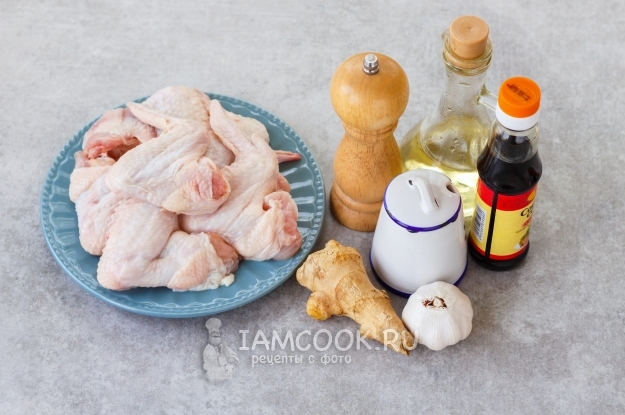 Ингредиенты для маринада для курицы с соевым соусом