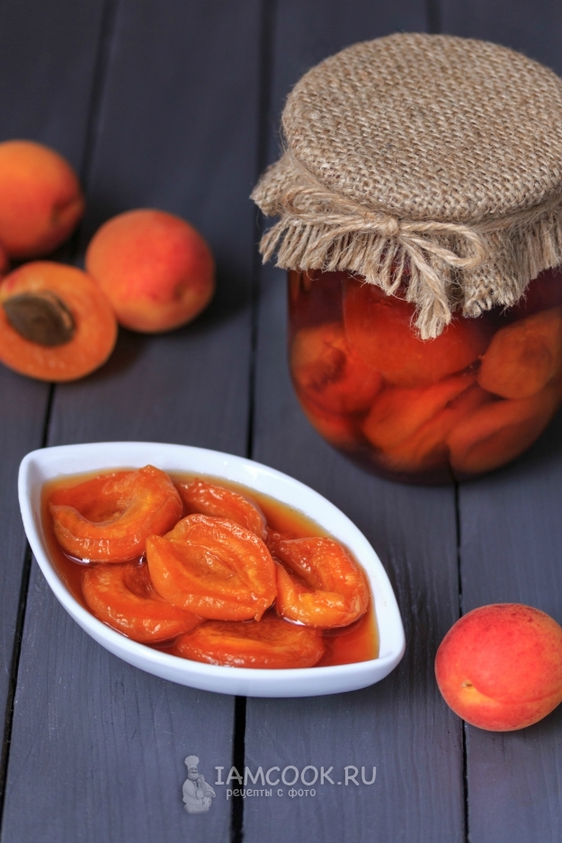 Рецепт янтарного варенья из абрикосов дольками на зиму
