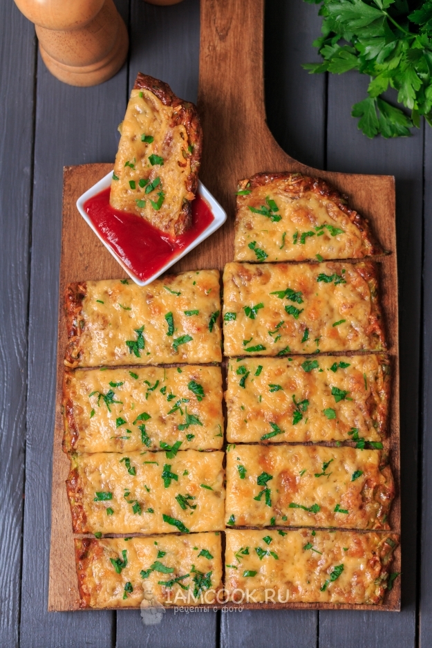 Рецепт сырных хлебцев из кабачков