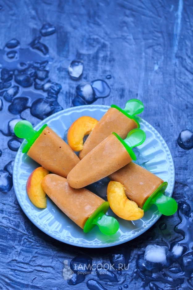 Рецепт персиково-бананового мороженого