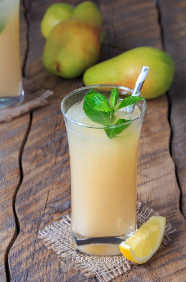 Видео-рецепт: Домашний грушевый лимонад «Дюшес»