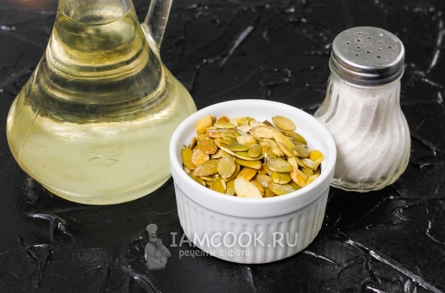 Ингредиенты для урбеча из семян тыквы