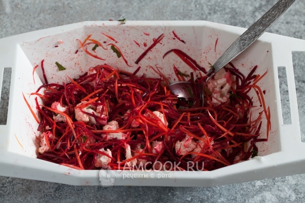 Рецепт салата «Щётка» с цветной капустой