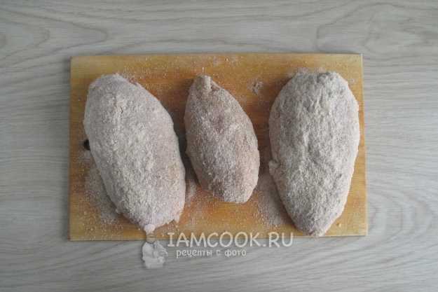 Ингредиенты для приготовления котлет по-киевски в мультиварке Редмонд