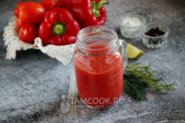 Рецепт смузи из сладкого перца и помидоров
