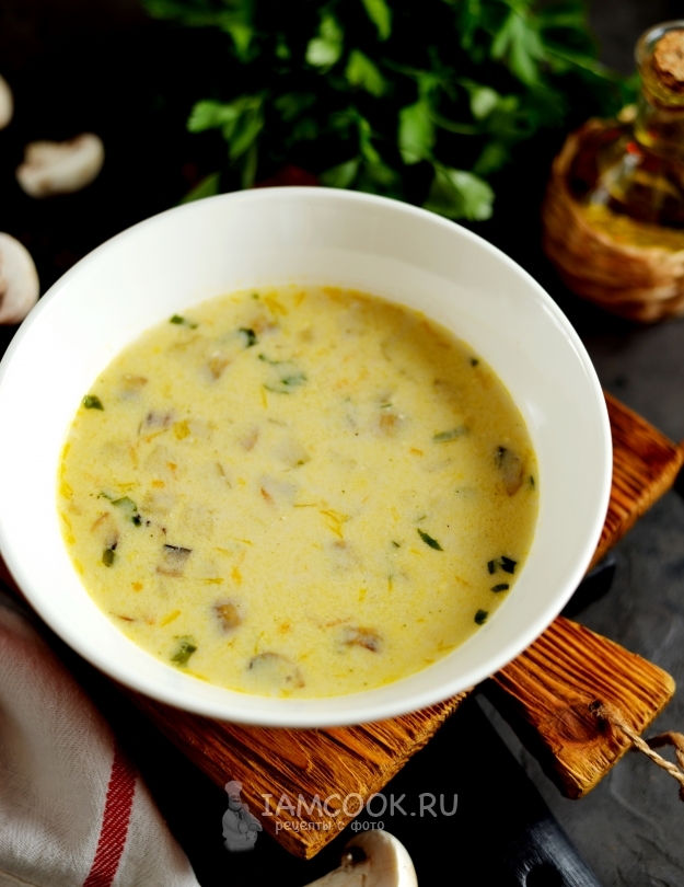 Рецепт супа из кабачков с плавленным сыром