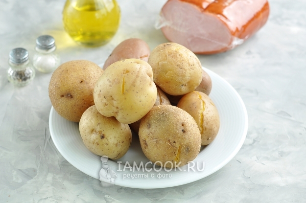 Отварить картофель в мундире