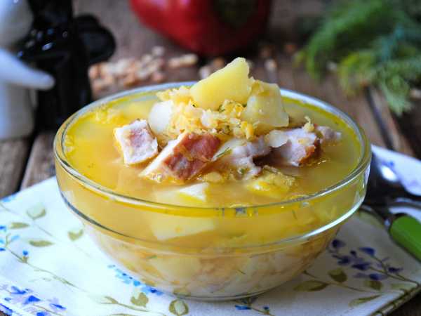 Гороховый суп с копченой курицей - пошаговый рецепт с фото