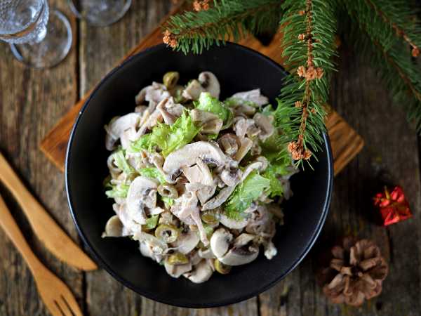 Салат с оливками, курицей и сыром – пошаговый рецепт приготовления с фото
