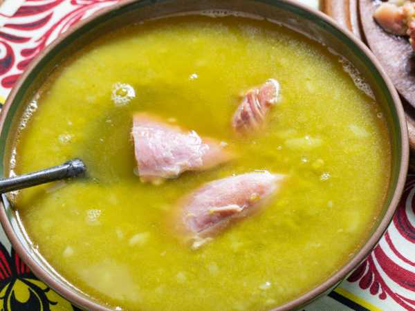 Гороховый суп с копченной свиной рулькой - пошаговый рецепт с фото на Готовим дома