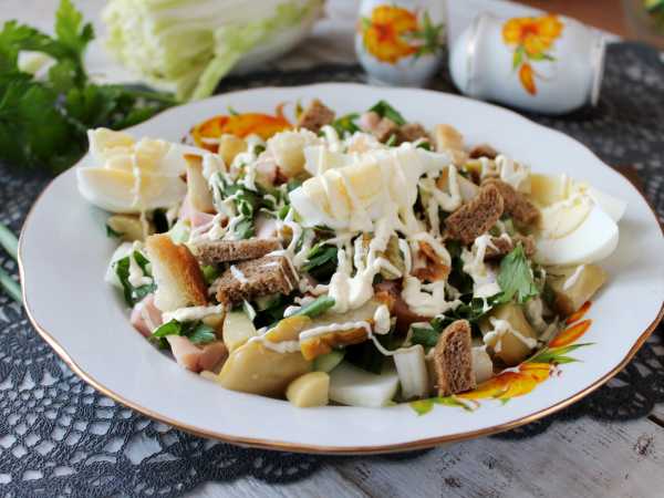 Салат с курицей и грибами, Украинская национальная кухня — рецепты.