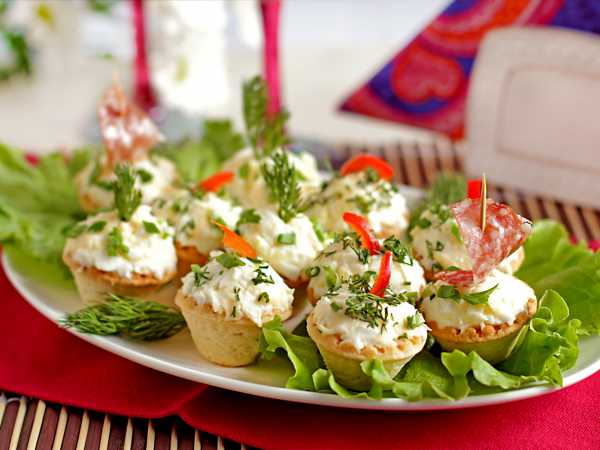 Салат в тарталетках: 11 простых рецептов вкусных салатов
