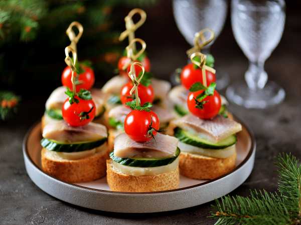 Бутерброды на праздничный стол - рецепты с фото