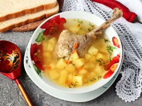 Суп Из Гуся Рецепты С Фото Простые