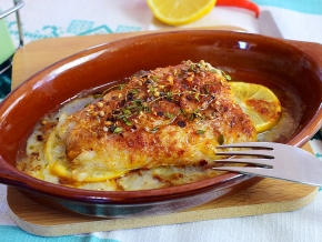 Рыба в духовке по гречески