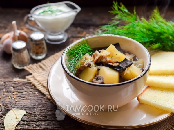 Грибной суп из белых сушеных грибов - рецепт с фото | Как приготовить на centerforstrategy.ru