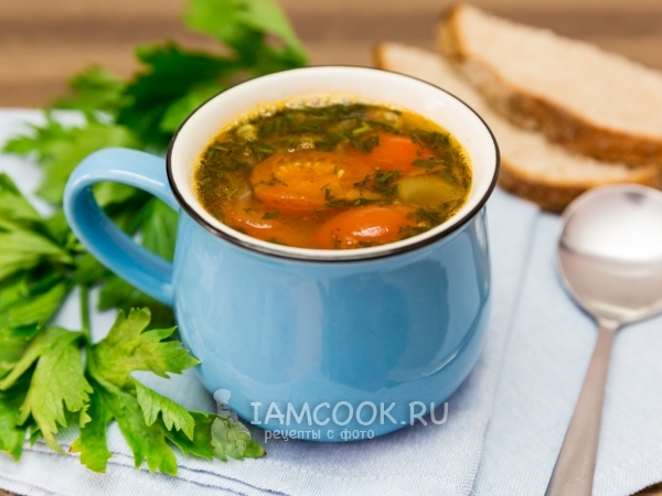 Суп из свежего зеленого горошка, рецепт с фото