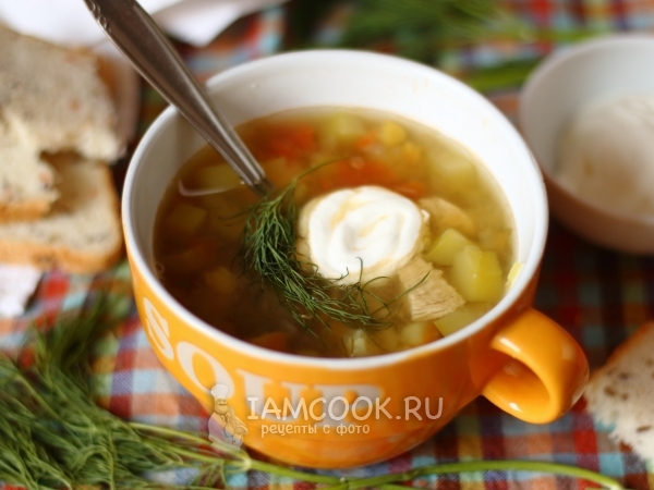 Гороховый суп на курином бульоне, пошаговый рецепт с фото на ккал