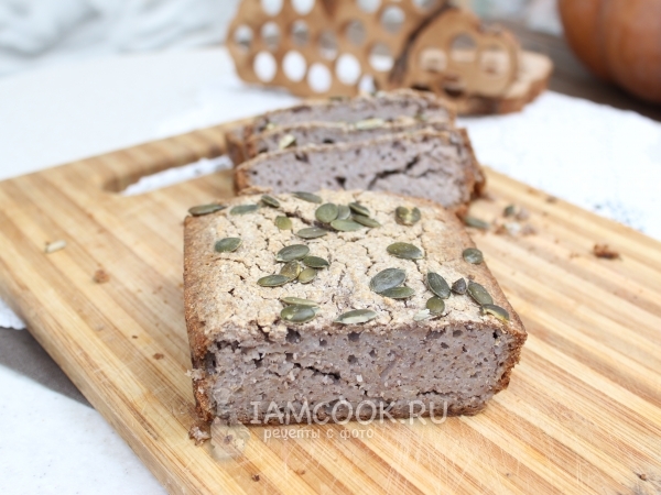 Хлеб из зеленой гречки, рецепт с фото