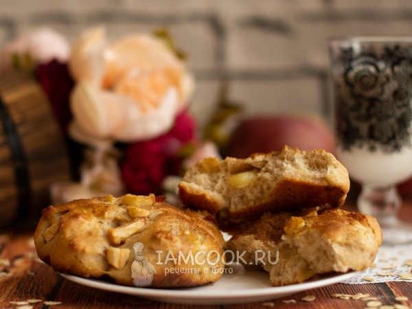 Булочки с яблоками в хлебопечке, рецепт с фото