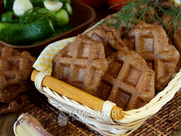 Бородинский хлеб в вафельнице, рецепт с фото