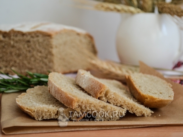 Хлеб из цельнозерновой муки в духовке, рецепт с фото