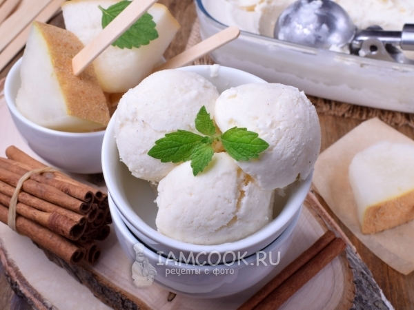 Мороженое из дыни, рецепт с фото