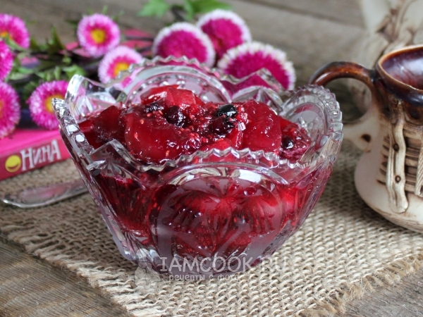 Варенье ассорти из замороженных ягод и фруктов, рецепт с фото